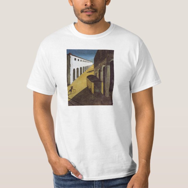Camiseta Mistério E Melancolia De Giorgio De Chirico (Frente)