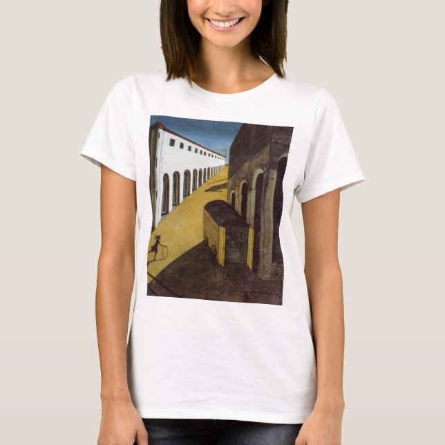 Camiseta Mistério E Melancolia De Giorgio De Chirico (Frente)