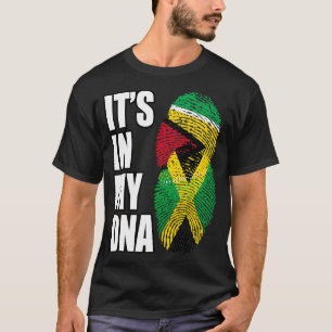 Camiseta Mistério jamaicano e guianense de DNA Heritage T-S