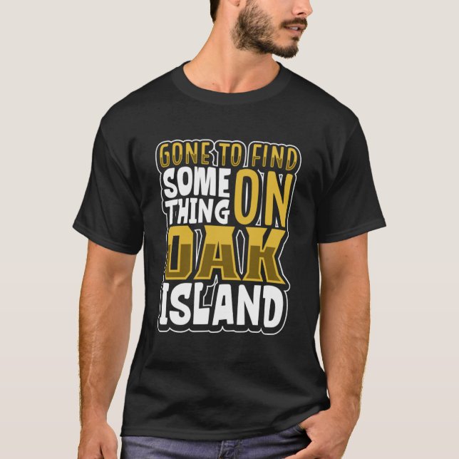 Camiseta Mistério Oak Island Treasure Hunting Oak Island 18 (Frente)