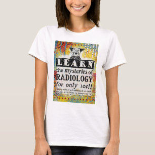 Camiseta Mistérios De Radiologia - Radiologista Engraçado