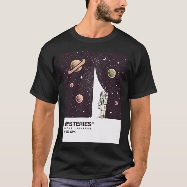 Camiseta Mistérios do Universo (Frente)