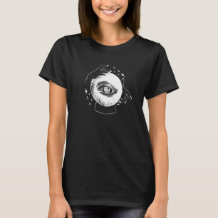 Camiseta Misteriosa Bola De Cristal Com Olhos Mágicos