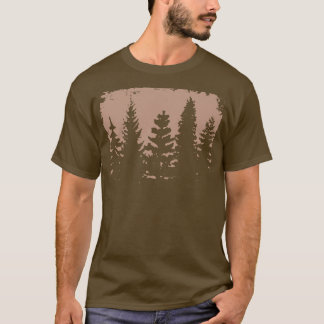 Camiseta Misteriosa Floresta Vintage Silhouette