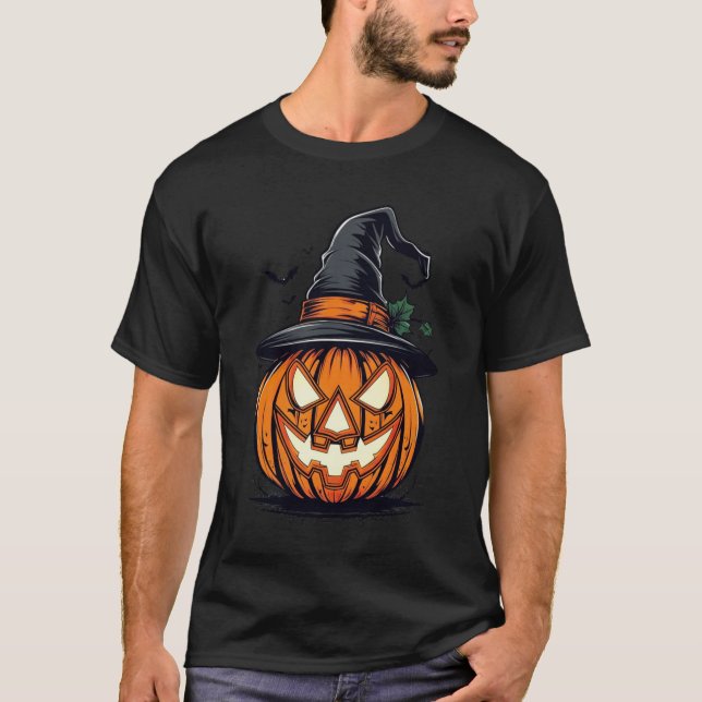 Camiseta Misteriosa Pumpkin no Roubo das Bruxas (Frente)