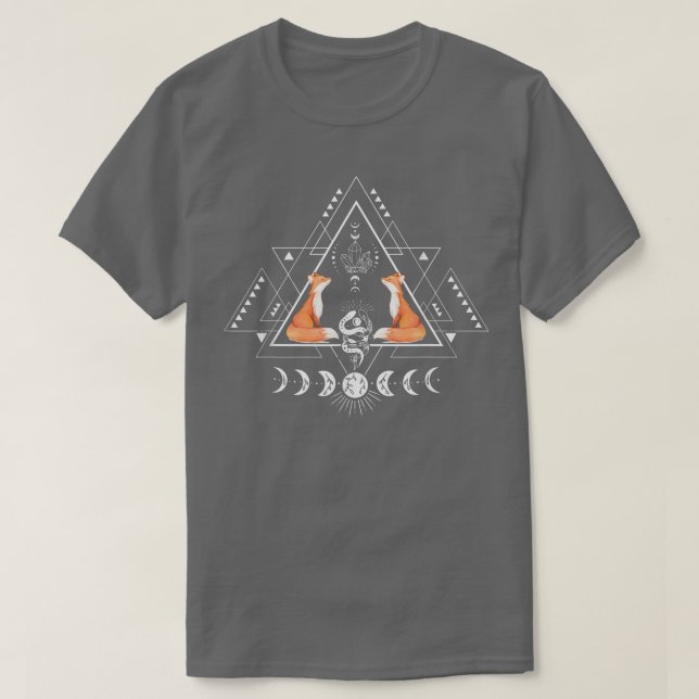 Camiseta Mística Celestial Para Roupa De Algodão Para Fo (Frente do Design)