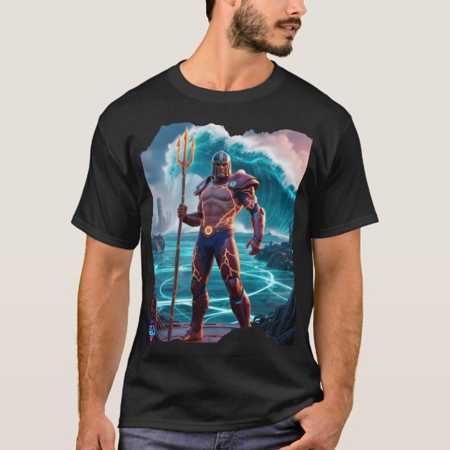 Camiseta Mística H2O King of Atlantis Design (Frente)