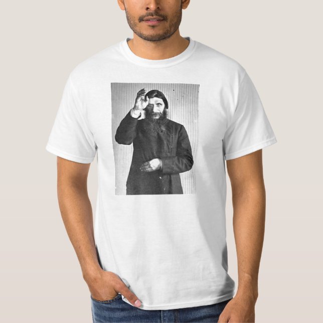 Camiseta Místico Russo Grigori Yefimovich Rasputin (Frente)