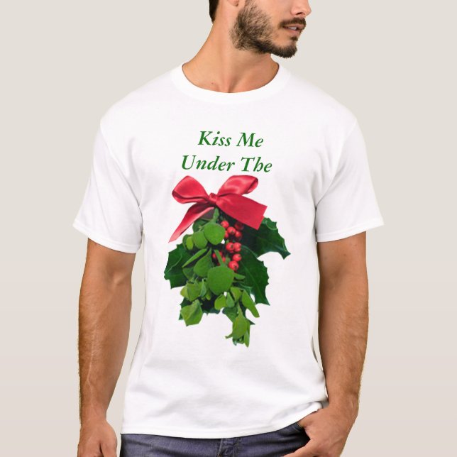 Camiseta Mistletoy Shirt Engraçado (Frente)