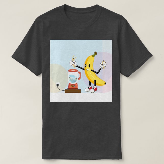 Camiseta Mistura de Banana (Frente do Design)