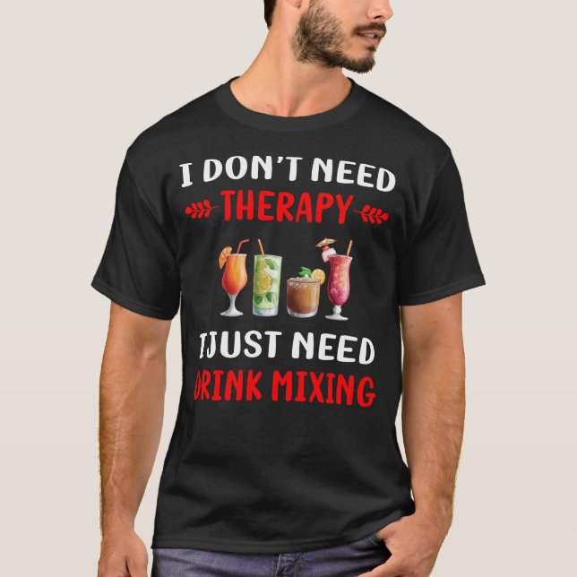 Camiseta Mistura de Bebidas Mixologista Mixologia Bartendin (Frente)