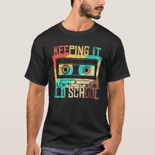 Camiseta Mistura De Cassete Engraçada Música Retroativa 80S