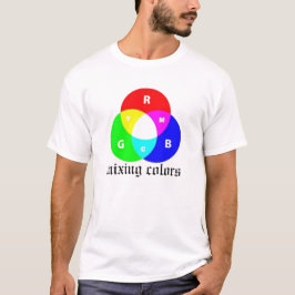 Camiseta mistura de cores