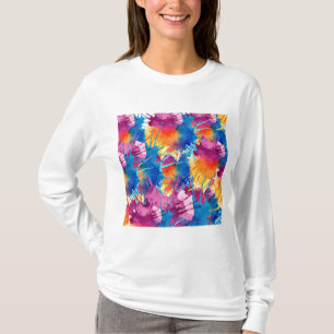 Camiseta Mistura de cores projetada para T-Shirt