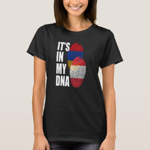 Camiseta Mistura de DNA da Bandeira do Patrimônio Austríaco