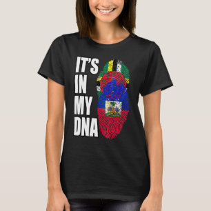 Camiseta Mistura de DNA da Bandeira do Patrimônio de Domini