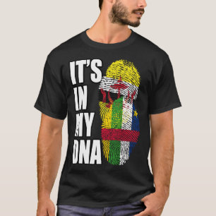 Camiseta Mistura de DNA de Brunei e África Central Bandeira