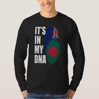 Camiseta Mistura de DNA de Neozelandês e Bengali Bandeira P