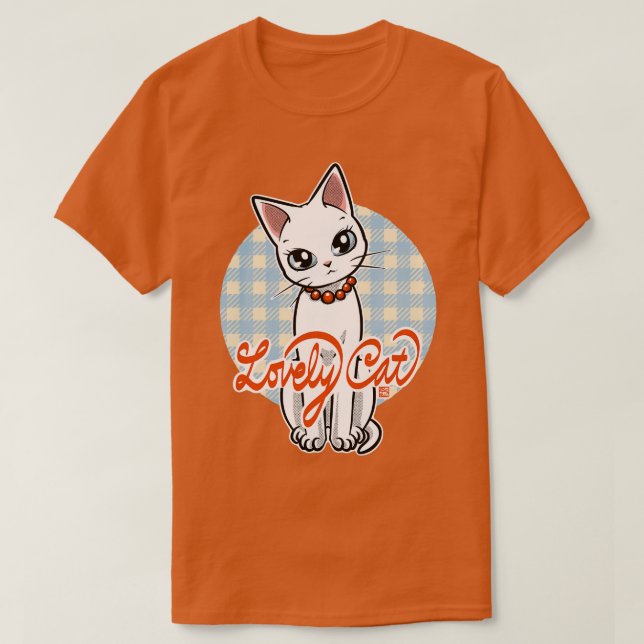 Camiseta Mistura de Gatos Brancos (Frente do Design)