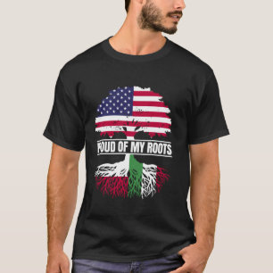 Camiseta Mistura de Herança Polônia Itália Orgulhoso de min