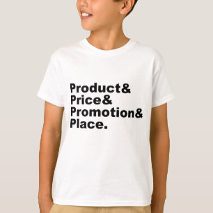 Camiseta Mistura de Marketing   Produto Preço Promoção & Pr