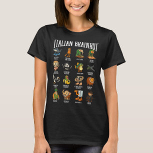 Camiseta Mistura de Meme de Personagem Ino Bailarina Rotaçã