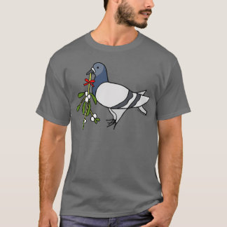 Camiseta Mistura de Natal Fred, o Pombo