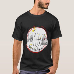 Camiseta Mistura de Tinta Tatuagem: Crista