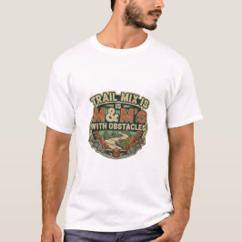 Camiseta Mistura de trilha é M&M's Com Obstáculos
