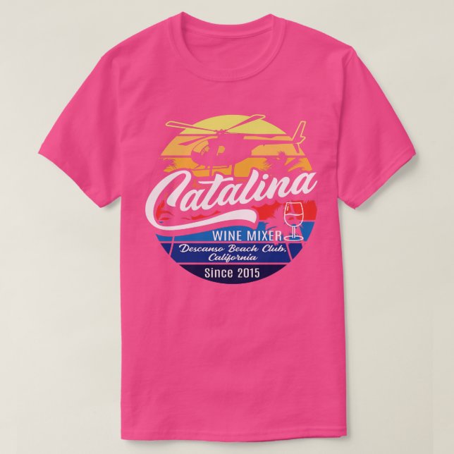 Camiseta Mistura de vinho Catalina (Frente do Design)