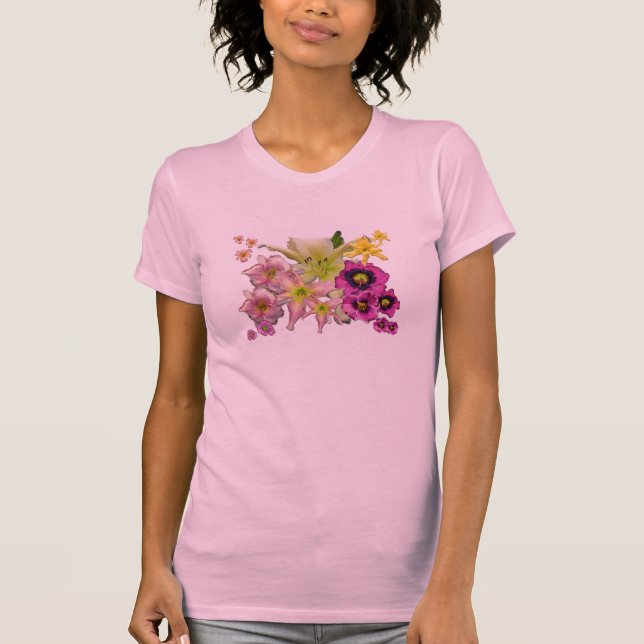 Camiseta Mistura do hemerocallis (Frente)
