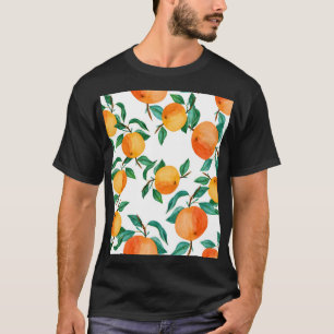 Camiseta Mistura Floral Colorida: Ilustração de Aquarela.