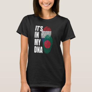 Camiseta Mistura Holandesa e Bengali DNA Bandeira Herança