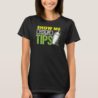 Camiseta Misturador Engraçado Bartenology Barkeeper Mostre-