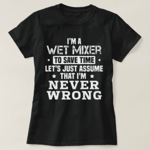Camiseta Misturador úmido