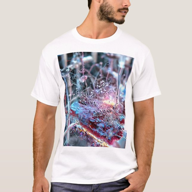 Camiseta Misturando ciência e arte (Frente)