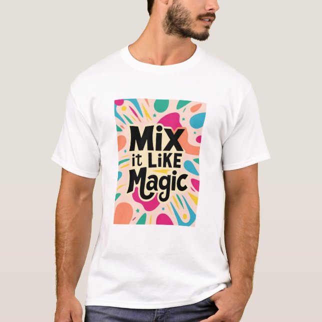 Camiseta Misturar Como Magia (Frente)