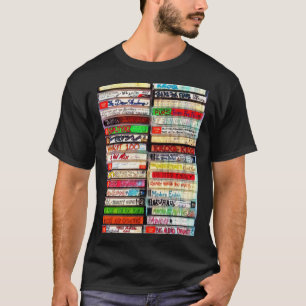 Camiseta Misturas de fitas da década de 80
