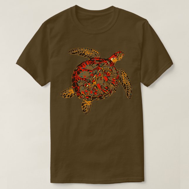 Camiseta Misture a tartaruga (Frente do Design)