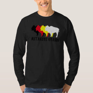 Camiseta Mitakuye Oyasin Oglala Lakota Sioux Chefe