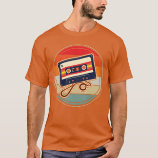 Camiseta Mitape Cassettes Retro 80s 90s family