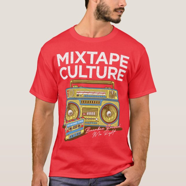 Camiseta Mitape Culture Retro Boombo Music Vibe Design fami (Frente)