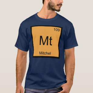 Camiseta Mitchel Nome Elemento Químico Tabela Periódica