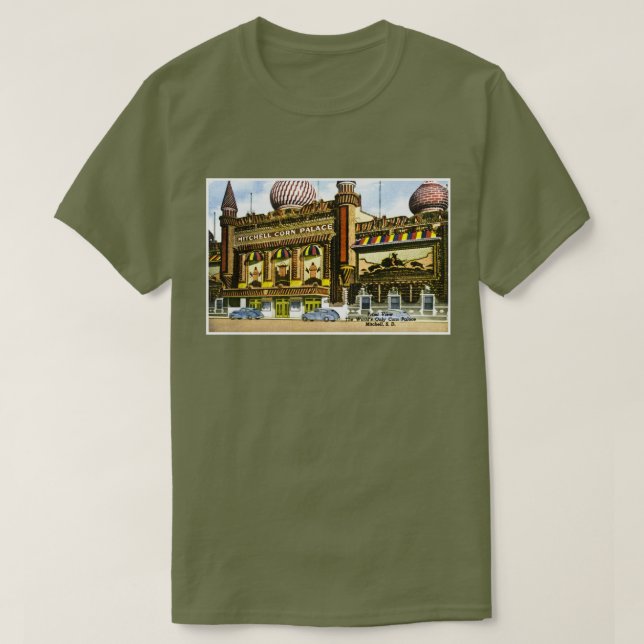 Camiseta Mitchell Corn Palace, Mitchell, Dakota do Sul (Frente do Design)