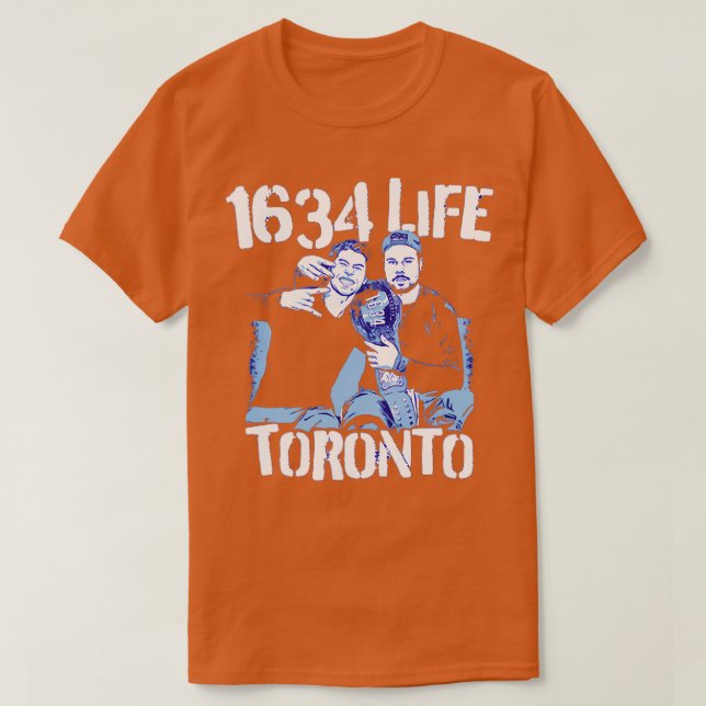 Camiseta Mitchell Marner Auston Matthews 1634 (Frente do Design)