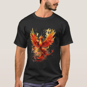 Camiseta Mito de Rejuvenescimento das Aves da Phoenix Ascen