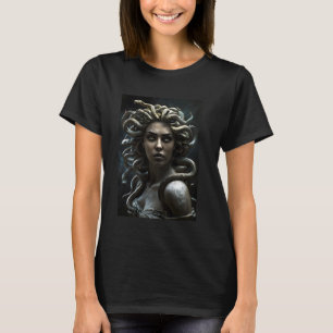 Camiseta Mitologia Antiga da Serpente Medusa