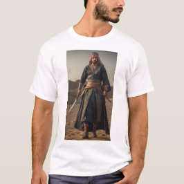 Camiseta Mitologia Árabe - O Combatente da Espada