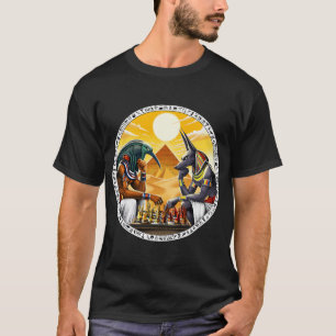 Camiseta Mitologia Egípcia Deuses Anúbis Toth