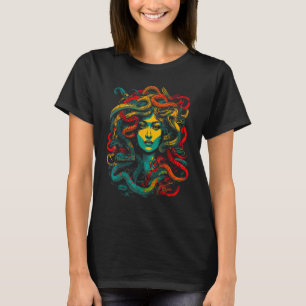 Camiseta Mitologia Grega Antiga Medusa